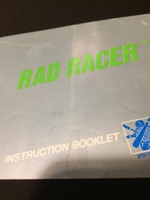 Rad Racer Nes Manual