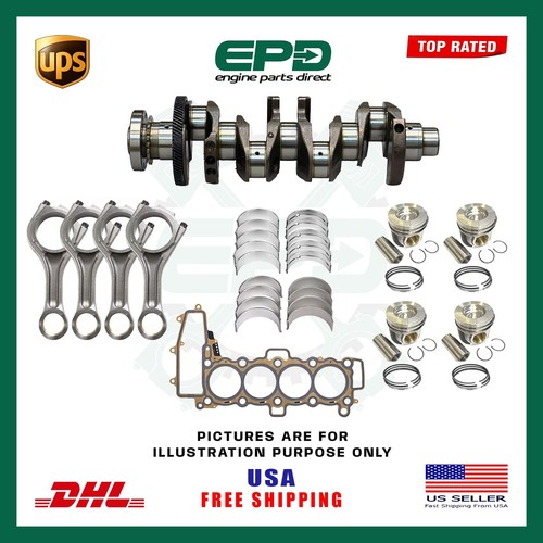 CRANKSHAFT GASKET & ENGINE REBUILD KIT FOR JAGUAR LAND ROVER 2.0 204DTD DIESEL