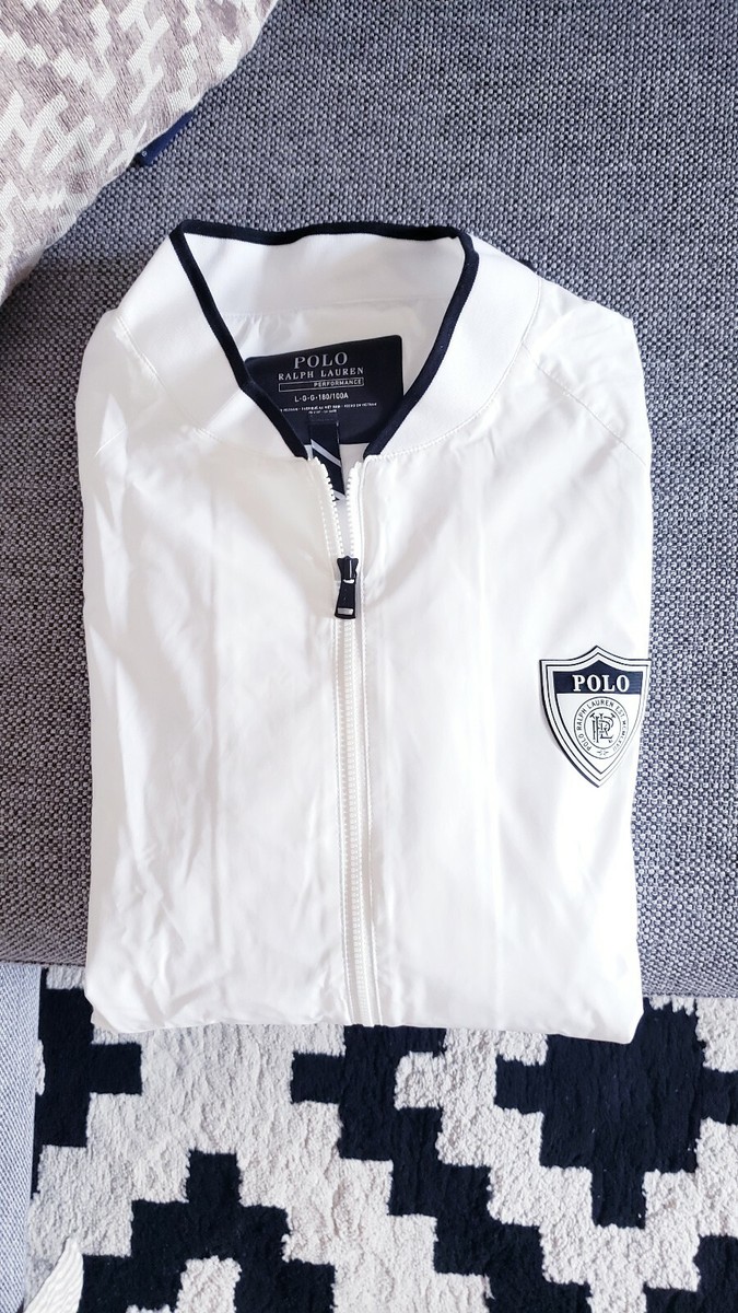 POLO Ralph Lauren Pwing Varsity Bomber Jacket Stadium 1992 POLO Ralph Lauren Pwing Varsity Bomber Jacket Stadium 1992