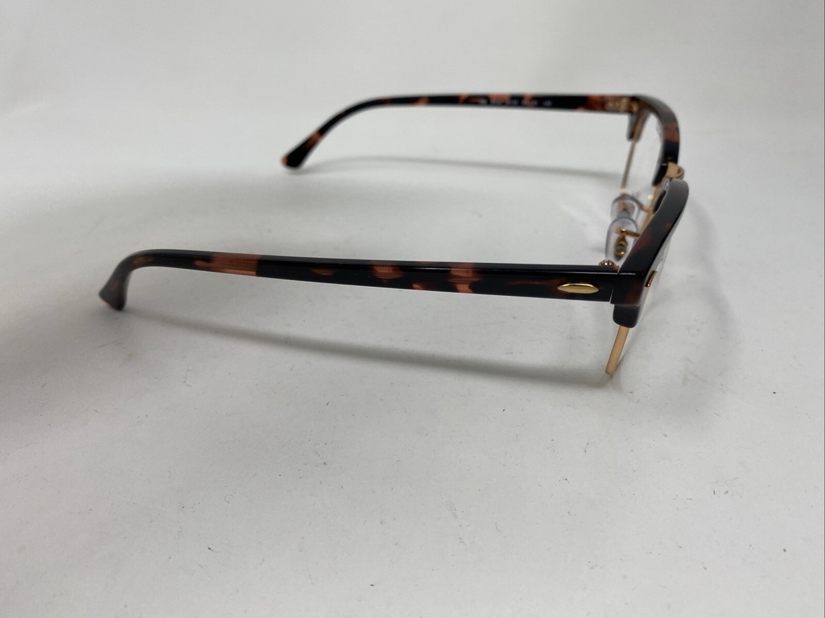 RAY BAN CLUBMASTER RB5154 8118 49-21-140 ROSE GOLD BROWN PINK