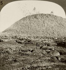 Keystone Stereoview Volcano Eruption/Hawaii From National Parks 100 Card Set #65