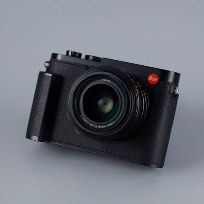 Suitable For Leica Q3 Handmade Real Leather Camera Half Cases Bag Bottom Opening