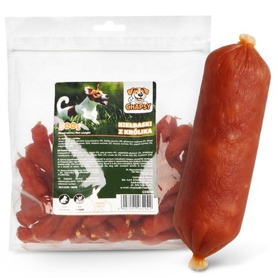 Hundesnack Leckerlis Wurst 500 g mit Kaninchen Weiche Minis Welpen Trainieren