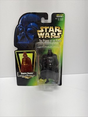STAR WARS The Power Of The Force Darth Vader With Lightsaber & Removable Cape