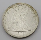 1859-O Seated Liberty Dollar - Cleaned - Item# 342