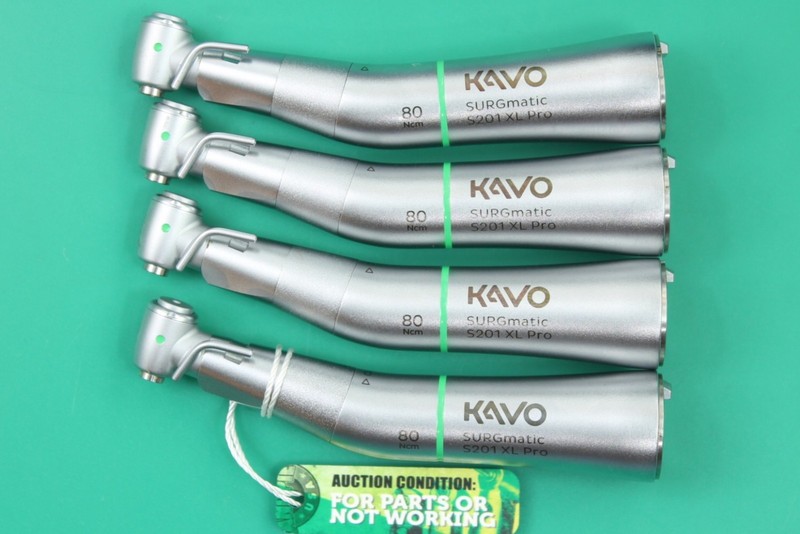 KAVO SURGmatic S201 XL Electric Attachments (4pk) - HANDPIECE USA for REPAIR -