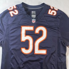 Nike Khalil Mack Chicago Bears Jersey Men's XL Navy Blue NFL On Field 52