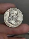 1957- D Franklin Half Dollar