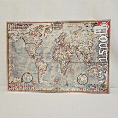 Educa ''The World Executive Map'' 1000-piece puzzle #16005