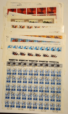 Lot of (25) Sheets of 1978-1991 CTO Soviet Union Stamps, 1-35 Kopeck