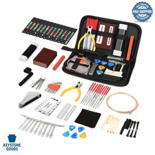 72-Piece Guitar Repair  Maintenance Tool Kit with Carry Bag