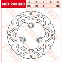 TRW Bremsscheibe (FüR: PGO T-Rex 125 CP0 - 2 Takt 99-02 Vorne )