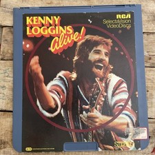 RCA SELECTAVISION VIDEO DISC KENNY LOGGINS ALIVE 12120 CED