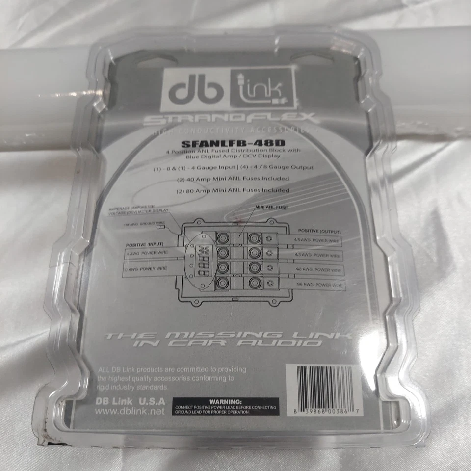New DB Link SFANLFB-48D 4 Position ANL Fused Distribution Block New - Image 4 of 4