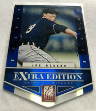 2012 Elite Extra Edition Baseball Joe Rogers Detroit Tigers Status Blue Die-Cut