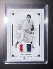 2016 Panini National Treasures Bob Feller game worn memorabilia #11/25