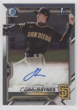 2021 Bowman Chrome Prospect Auto Jagger Haynes #CPA-JH Auto 2p7