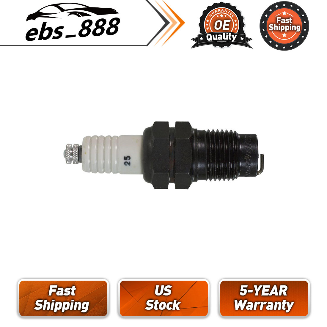 Champion Spark Plug 1pc Spark Plug for Ford Model T 1908-1927