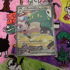 Pokémon TCG Journey Together Iono's Bellibolt EX Full Art Card 183/159 