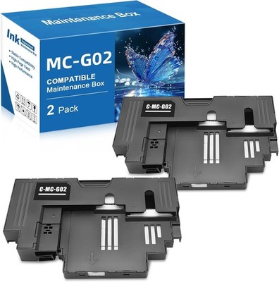 MC-G02 Maintenance Cartridge Replacement for Canon MC-G02 for G2160 G3160 -2pk