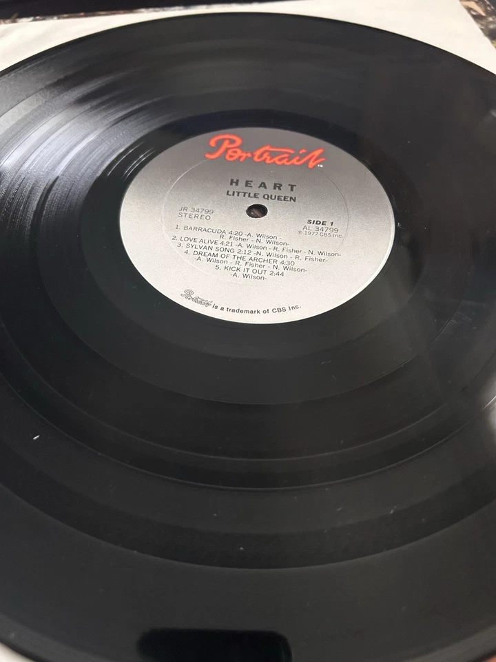 HEART Little Queen Album LP Record 1977 Portrait Records XPR 34799 CBS NM - Image 4 of 4