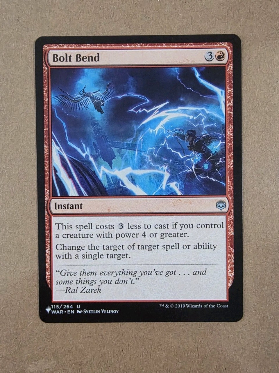 NM Bolt Bend 115/264 "The List" Reprints WAR War of the Spark 