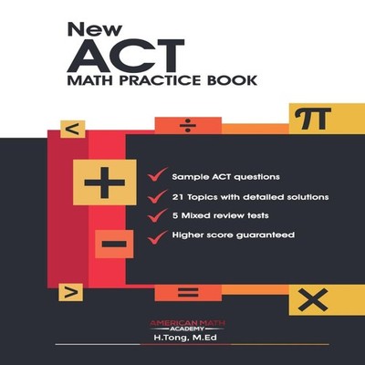 New ACT Math Practice Book American Math Academy Paperback Amazon