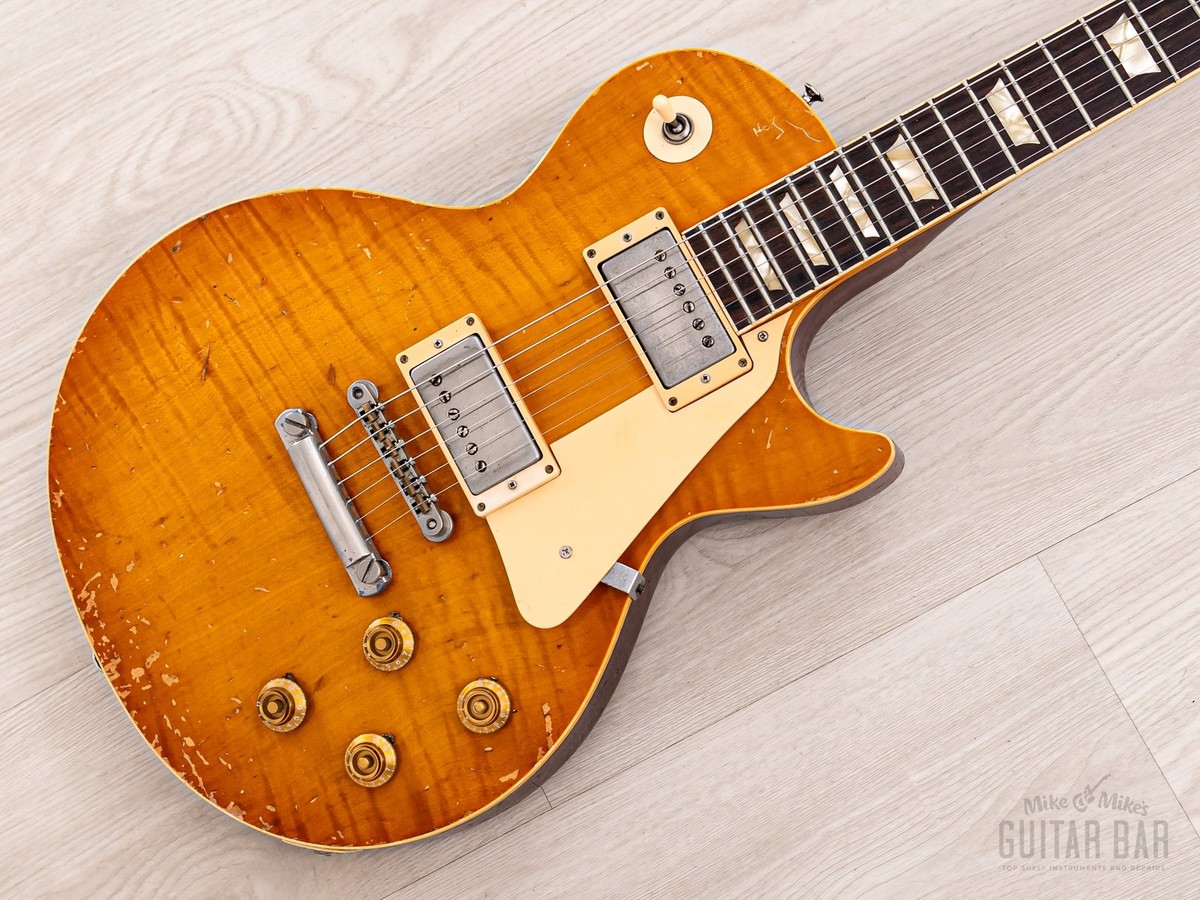 ハブの血の器　ANTIQUE vintage 1980 Tokai Love Rock LS-200 Flame Top Burst Vintage Guitar w
