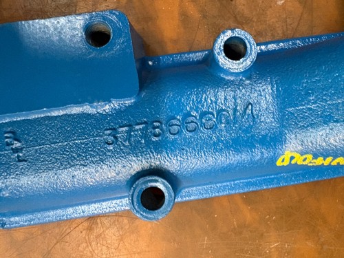 PERKINS 4.108 MARINE 4CYL INDUCTION MANILFOLD #37786660/4 - 第 7/8 張圖片