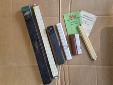 Vintage Slide Ruler Lot Keuffel & Esser 4080-5 Frederick Post 1452-D Lafayette