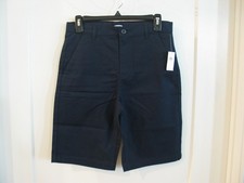 NWT Old Navy boys youth size 16 school uniform adjustable waist 3-pocket shorts