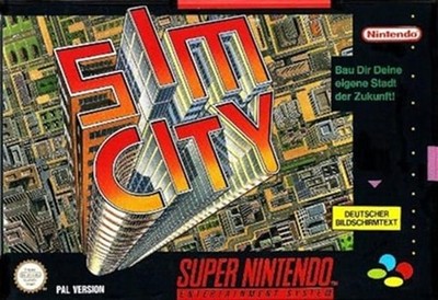 Sim City - Nintendo Super NES SNES Simulation Videospiel OVP