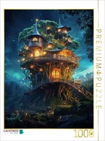 Calvendo Puzzle Tree House | 1000 Pieces, Finished Size 25.2 × 18.9 In (64 × 48