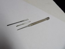 STARRETT  #553A Pocket Screwdriver w/3 tips.   used