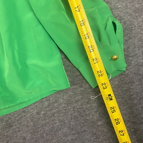 Blusa Breckenridge Dillard’s Verde Botón Frontal Mujer Talla 10 De Colección Nueva Con Etiquetas - Imagen 6 de 11