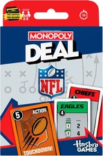Monopoly Deal NFL Edition Game | Officially Licensed NFL Card Game for Families