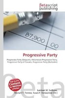 Progressive Party Lambert M. Surhone (U. A.) Taschenbuch Englisch 2026