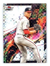 2024 Topps Finest #84 MacKenzie Gore Checkerboard Refractors Nationals