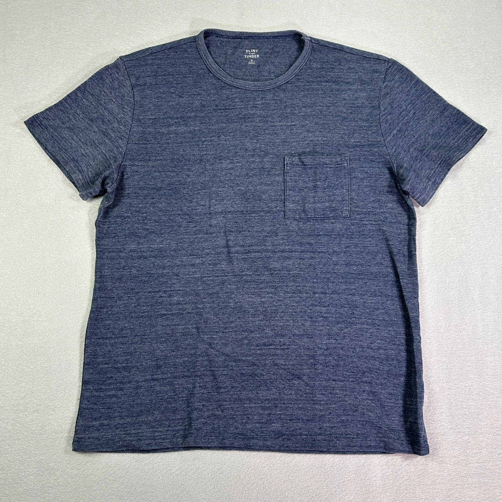 Flint and Tinder Men's T-shirt Small S Blue Short Sleeve Crew Neck Huckberry