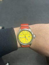 Jacques Monday Roscana Quartz Watch-Yellow Di...