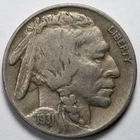 1931-S Buffalo Nickel About Very Fine (VF) - Exact Shown