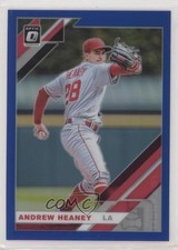 2019 Panini Donruss Optic Blue Prizm 35/75 Andrew Heaney #160 1u6