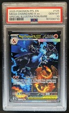 2025 Pokemon PFL Mega Charizard X ex Special Illustration Rare #125/094 PSA 10