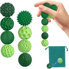 8 Stück Magnetische Fidget Toys, Silikon Magnetkugeln Anti-Stress Bälle, Sens...