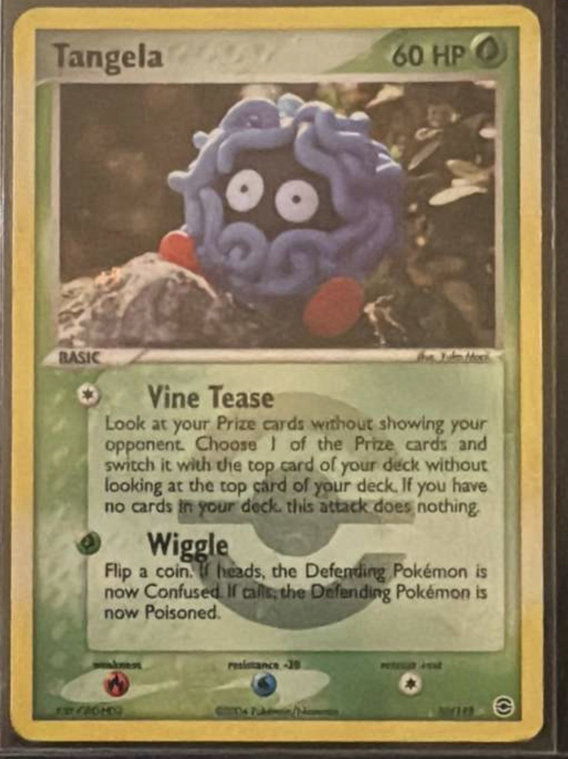Pokemon TCG Tangela 30/112 FireRed & LeafGreen Reverse Holo Rare 60HP ENG