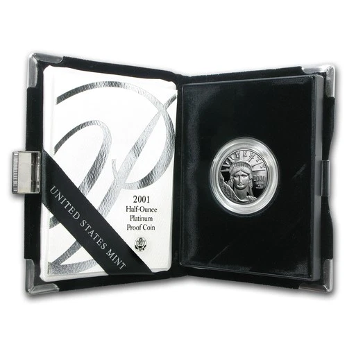 2001-W American Platinum Eagle — photo from the most recent tracked eBay sale
