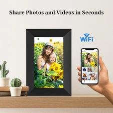 Jeazans 7Inch Digital Picture Frame 16GB with IPS HD Touch Screen Storage Photo