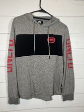 Ecko Unltd Medium Lightweight Hoodie Sweatshirt Grey Streetwear Y2K 2000s