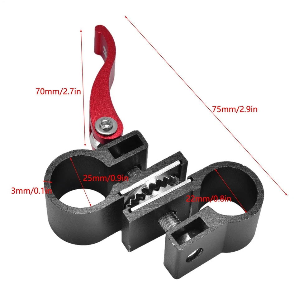 Umbrella Chair Clamp, Bench Umbrella Holder Clip, Patio Umbrella Stand Support - Image 2 of 4