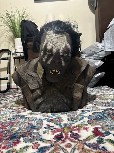 LORD OF THE RINGS ORC URUK-HAI LIFE SIZE BUST VERY RARE